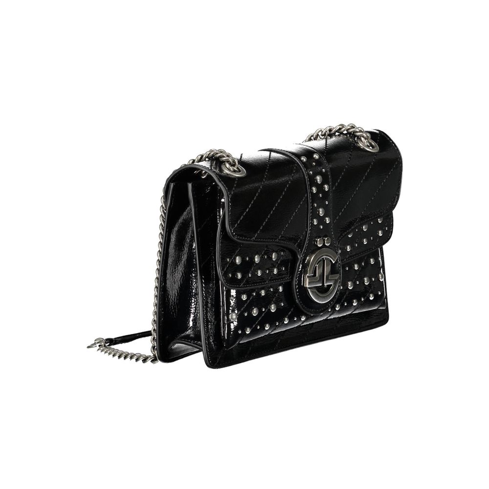 Gaelle Paris Handtasche aus schwarzem Polyethylen