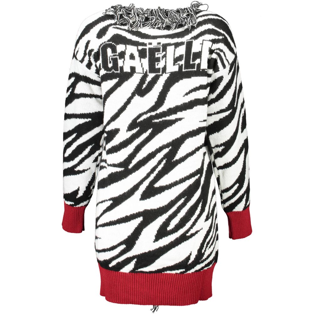 Gaelle Paris White Polyester Pullover