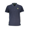 Gianmarco Venturi Cotton Polo Shirt in Blue