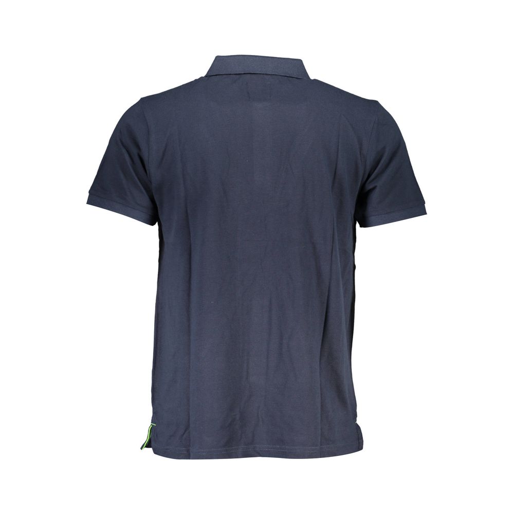 Gianmarco Venturi Cotton Polo Shirt in Blue