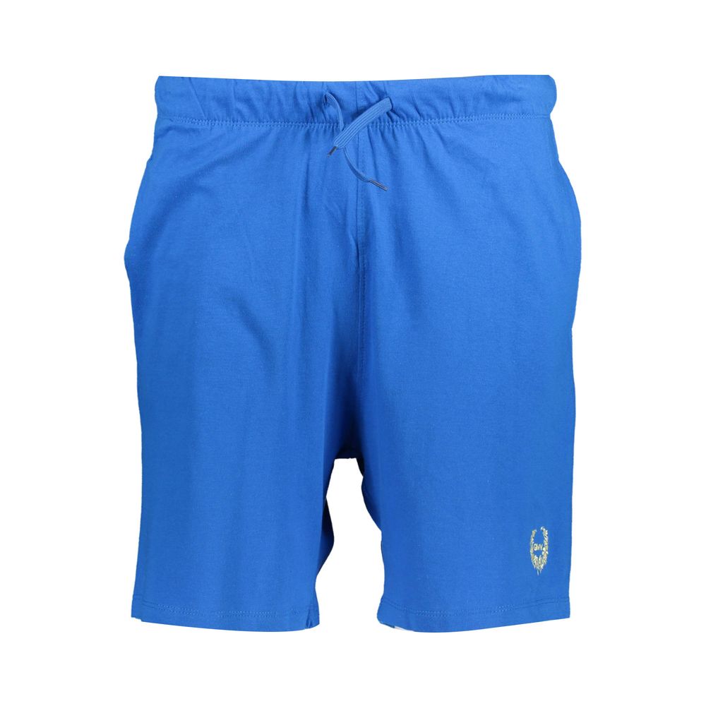 Gianmarco Venturi Blue Cotton Trousers