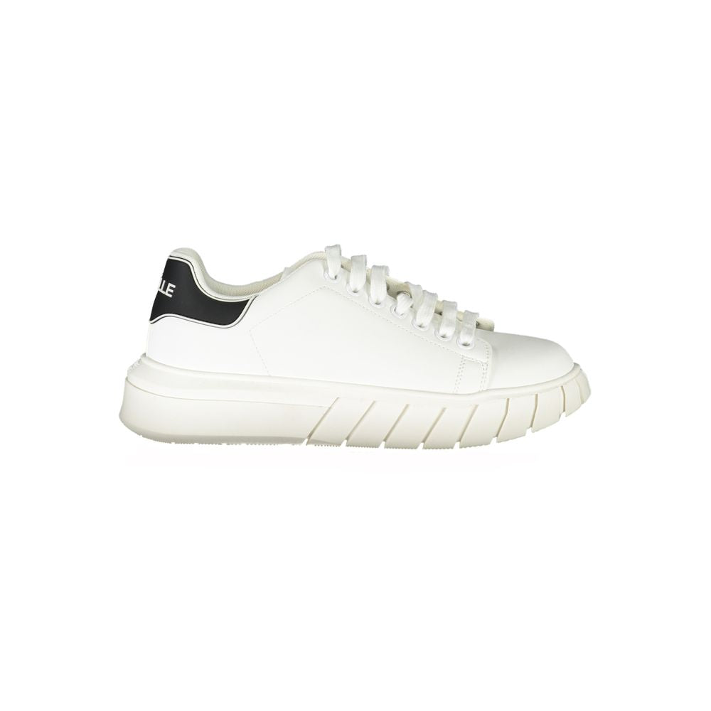 Gaelle Paris White Polyester Sneakers
