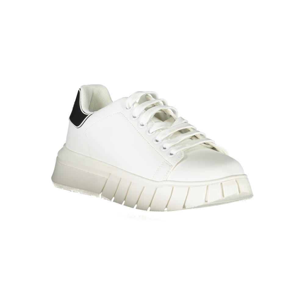 Gaelle Paris White Polyester Sneakers