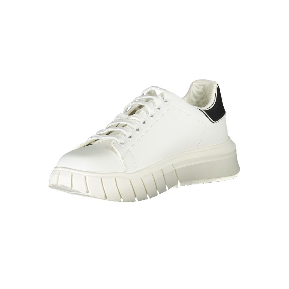 Gaelle Paris White Polyester Sneakers