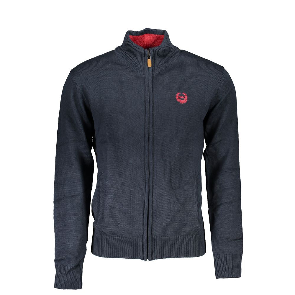 Gianmarco Venturi Blue Cotton Jumper