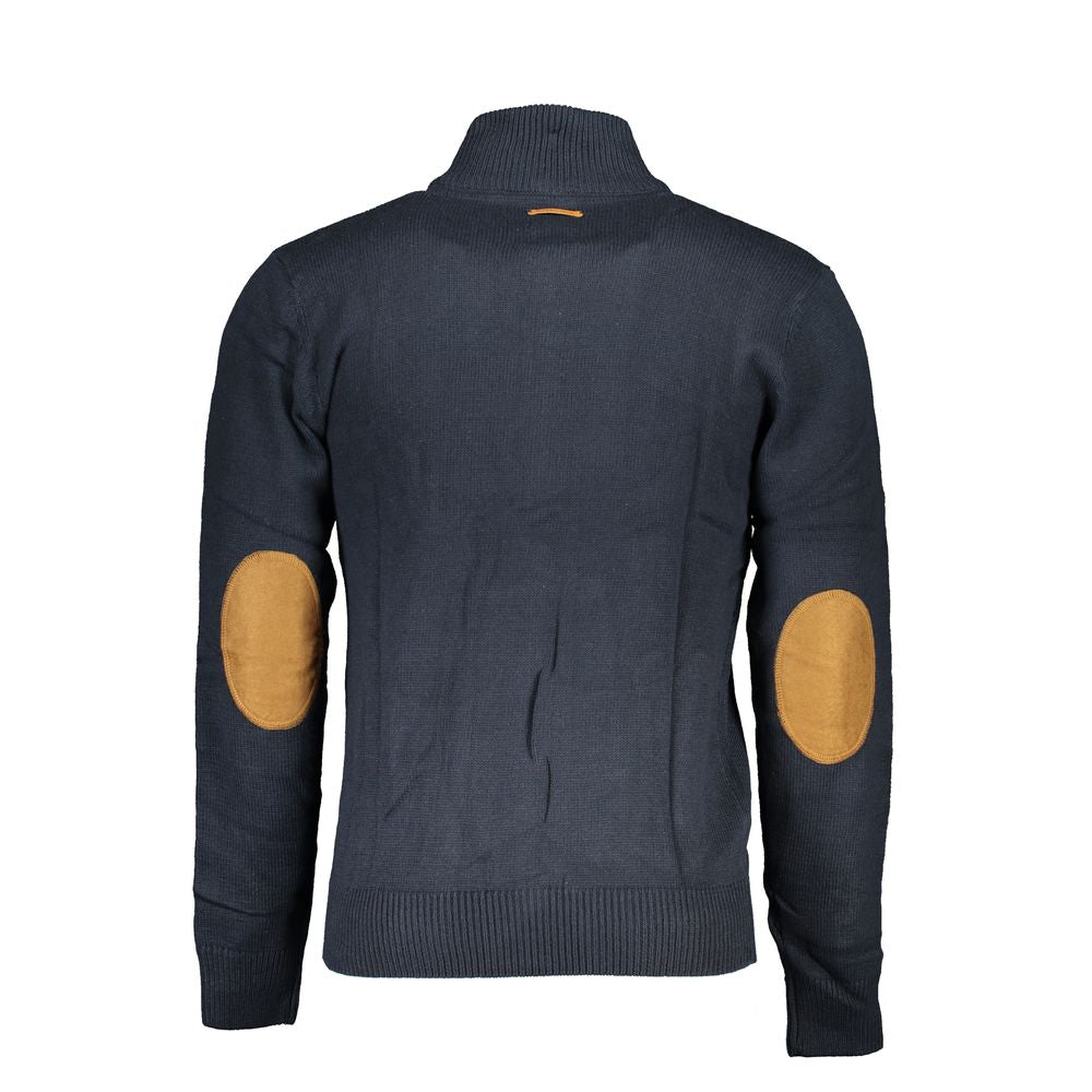 Gianmarco Venturi Blue Cotton Jumper