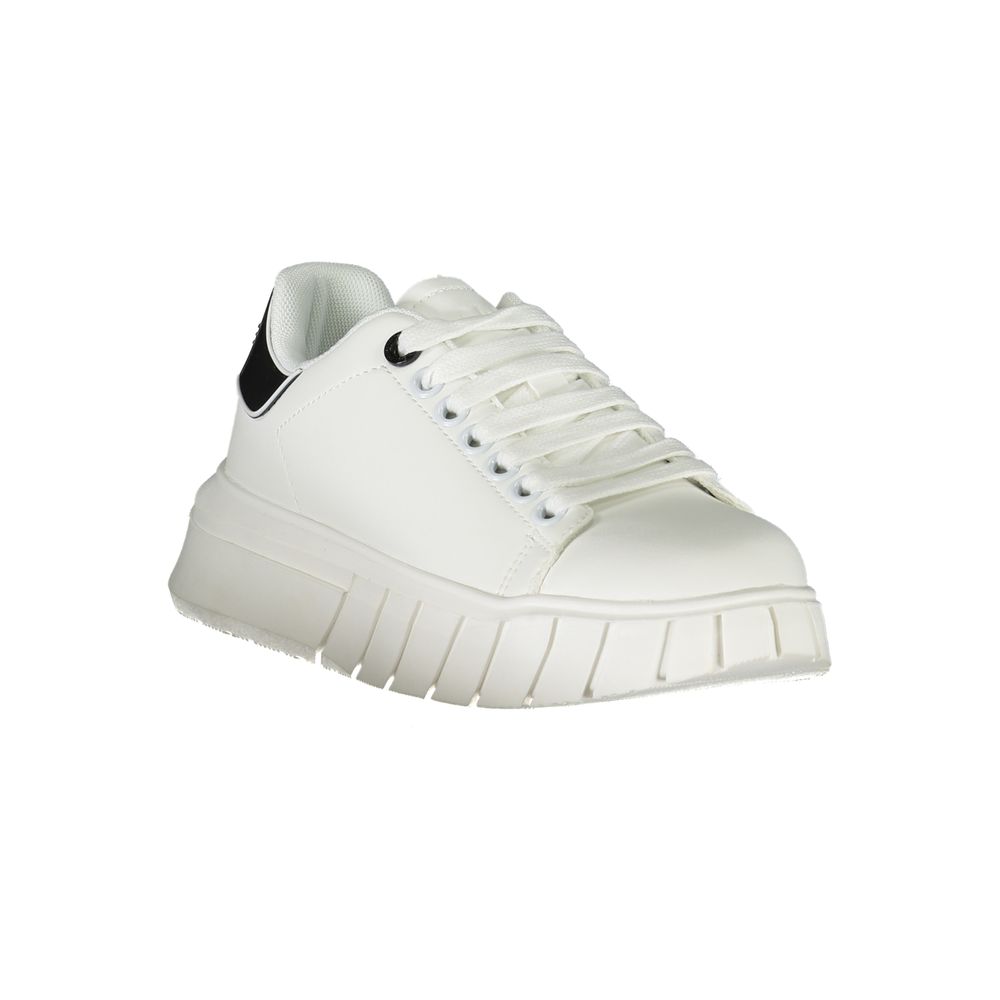 Gaelle Paris Weißer Sneaker aus Polyester