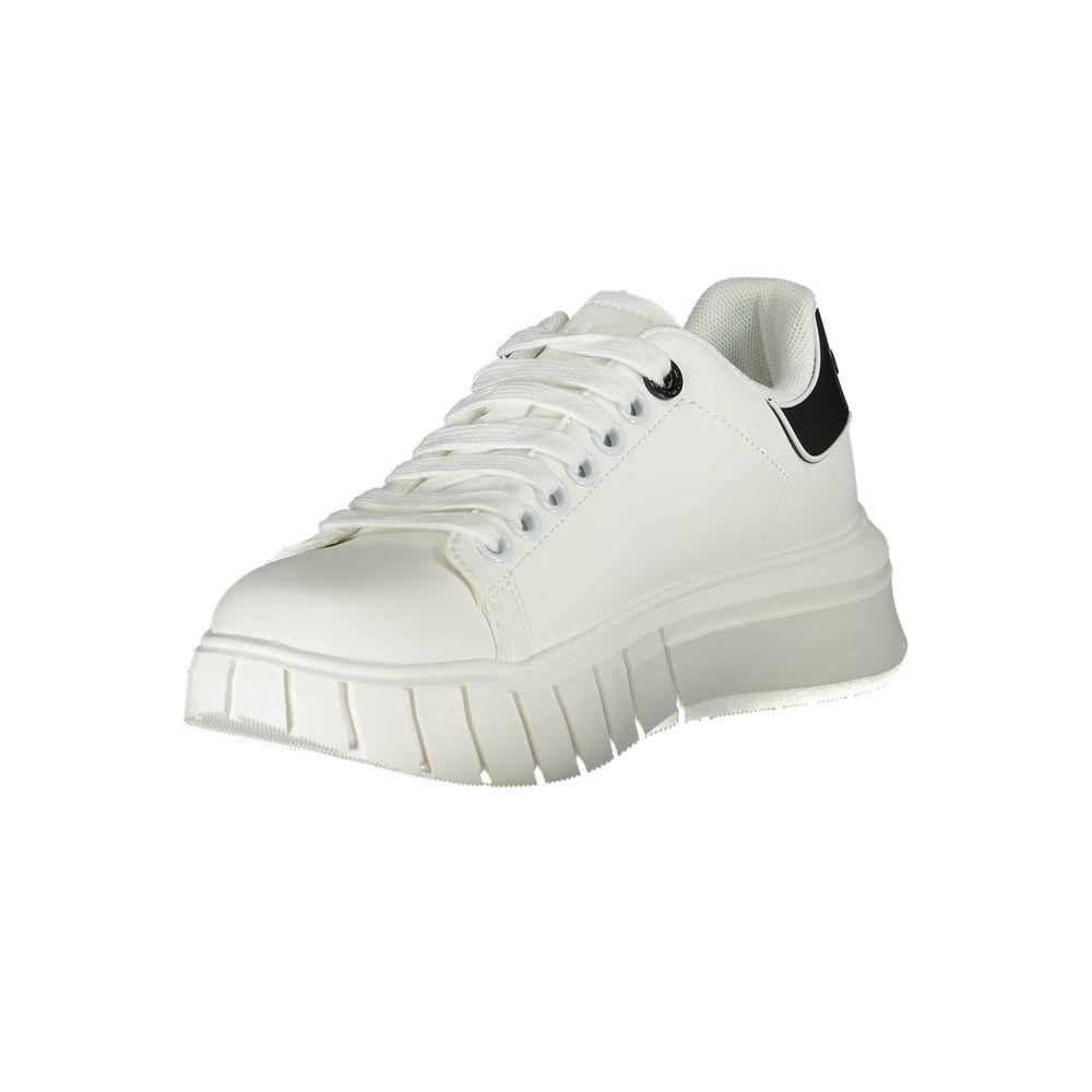 Gaelle Paris Weißer Sneaker aus Polyester