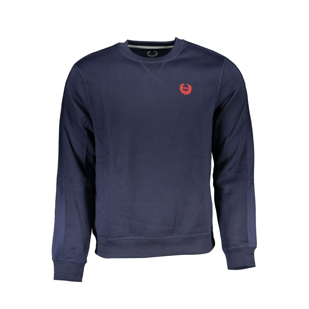Gianmarco Venturi Cotton Sweatshirt in Blue