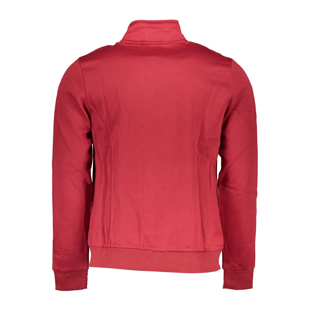 Gianmarco Venturi Rotes Polyester-Sweatshirt für Herren