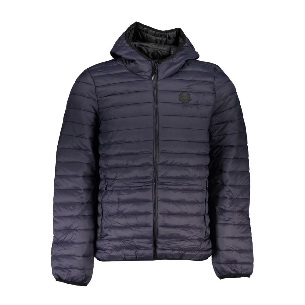 Gianmarco Venturi Blue Polyamide Jacket & Coat