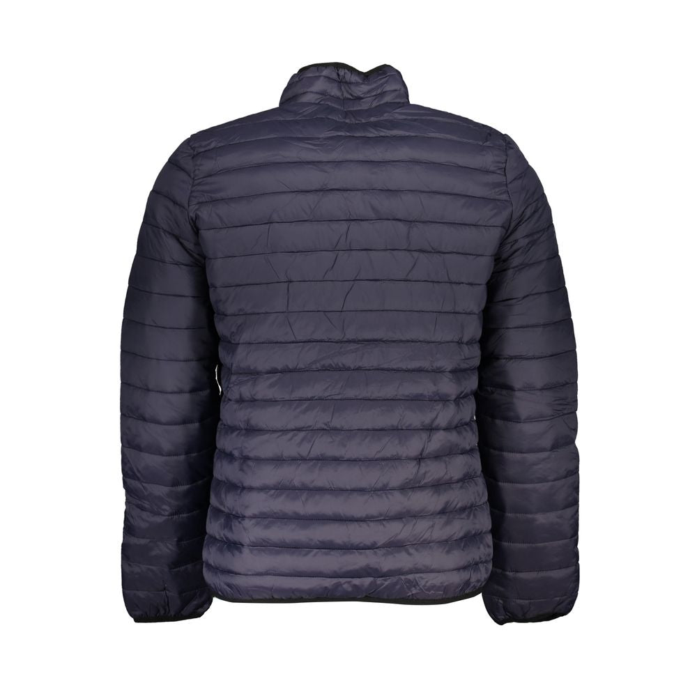 Gianmarco Venturi Blaues Polyamid-Jackett & Mantel