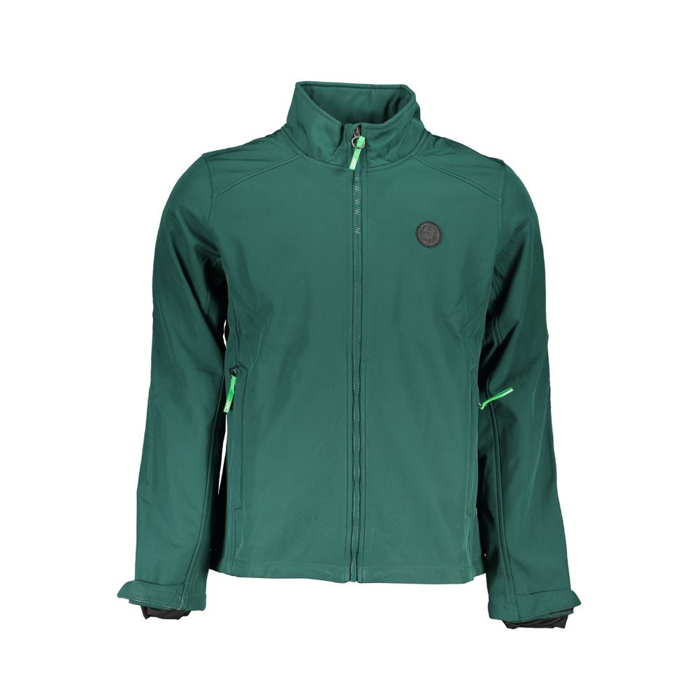 Gianmarco Venturi Green Polyester Jackets & Coats