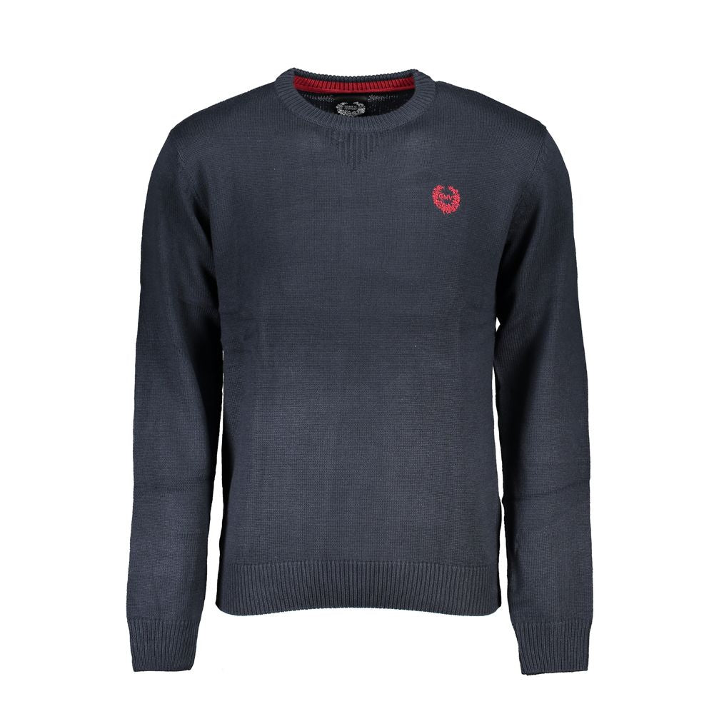 Gianmarco Venturi Blue Cotton Jumper