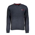Gianmarco Venturi Blue Cotton Jumper
