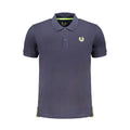 Gianmarco Venturi Blaues Baumwoll-Poloshirt für Herren