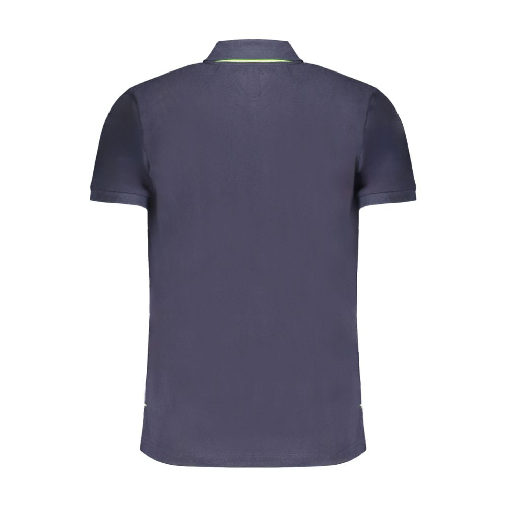 Gianmarco Venturi Blaues Baumwoll-Poloshirt für Herren
