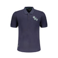 Gianmarco Venturi Blu Cotton Herren Poloshirt