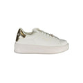 Gaelle Paris white polyethylene sneakers