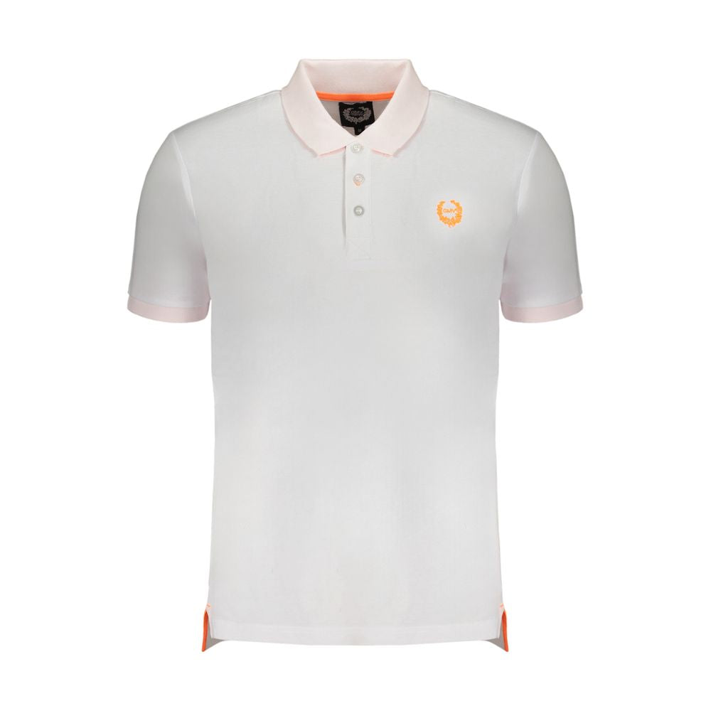 Gianmarco Venturi Cotton Polo Shirt in White