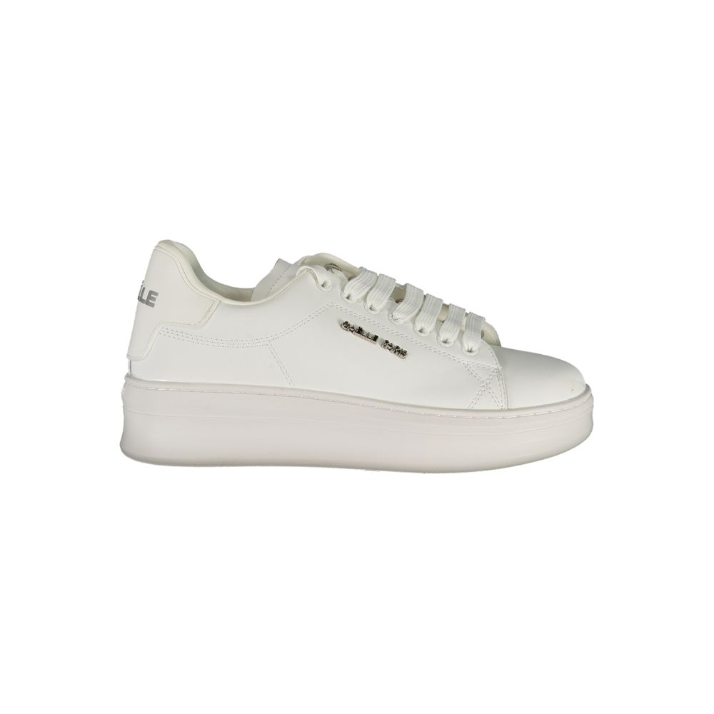 Gaelle Paris Sneaker aus Weißem Leder