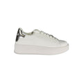 Gaelle Paris Weißer Sneaker aus Polyethylen