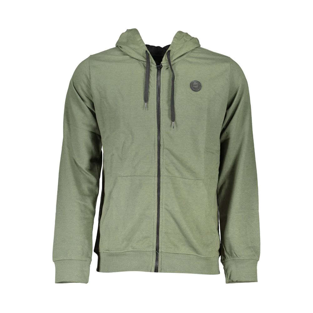 Gianmarco Venturi Herren-Hoodie aus Baumwolle in Verde