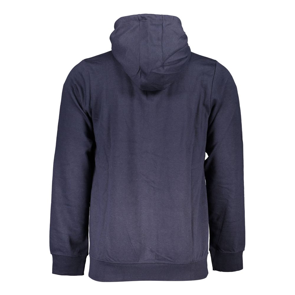 Gianmarco Venturi Blauer Baumwoll-Kapuzenpullover für Herren