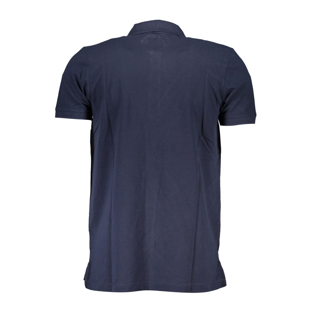 Gianmarco Venturi Blu Cotton Herren Poloshirt