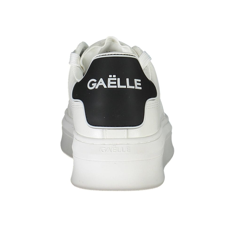 Gaelle Paris Weißer Polyethylen-Sneaker