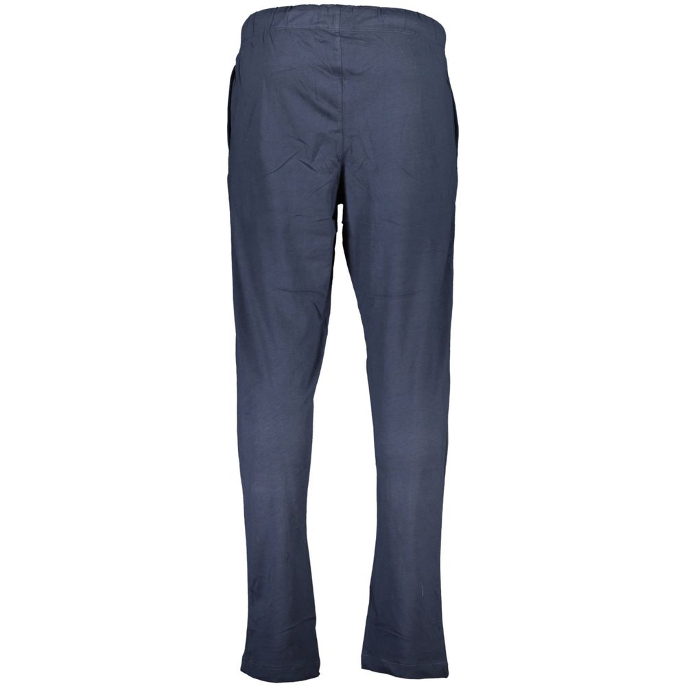 Gianmarco Venturi Blue Cotton Trousers