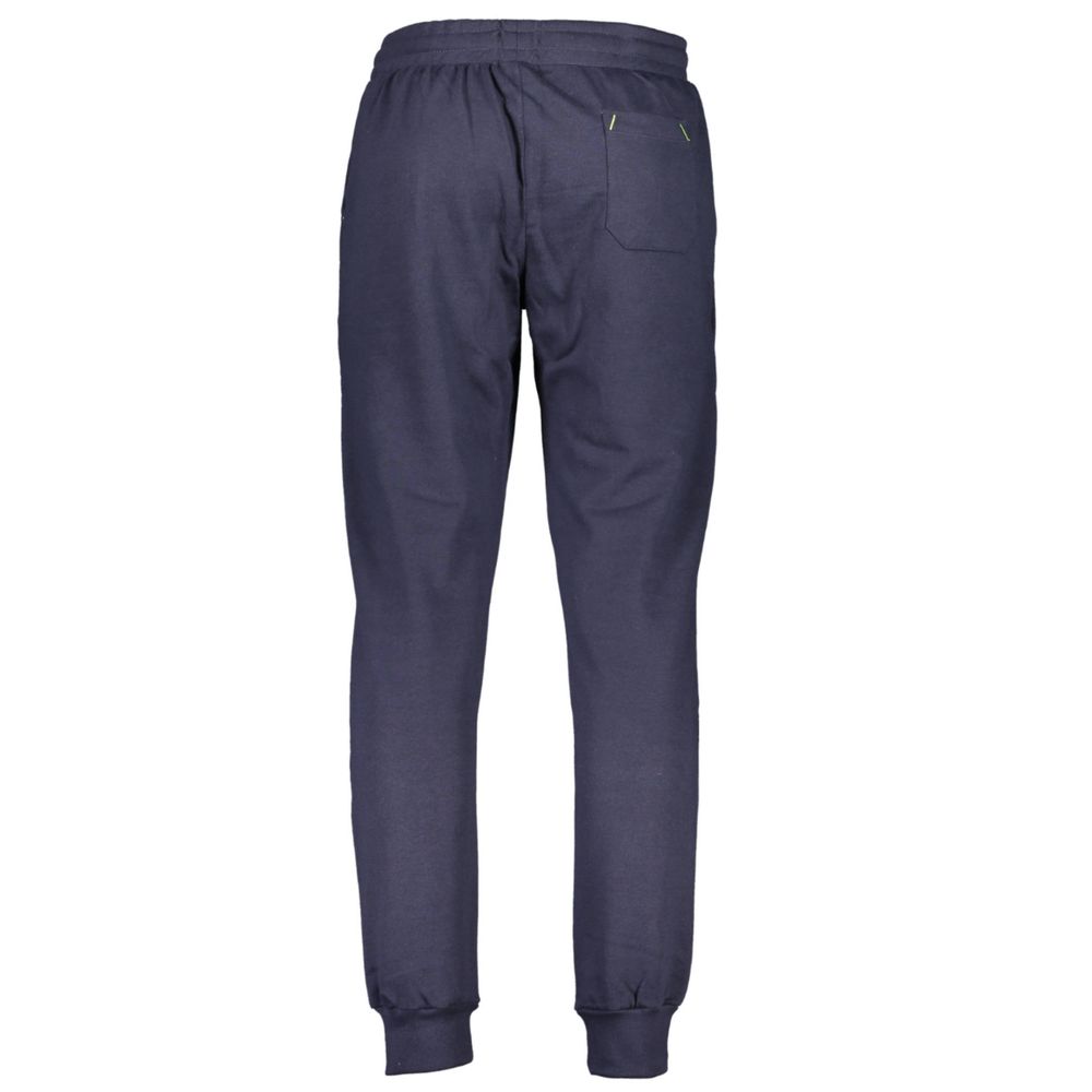 Gianmarco Venturi Blue Cotton Trousers