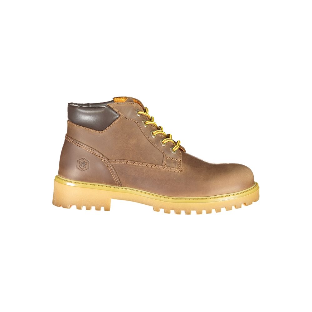 Lumberjack Brown Polyester Sneakers