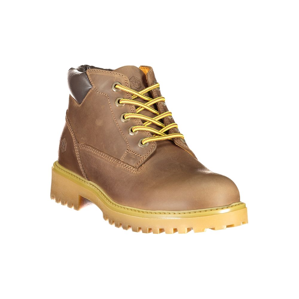 Lumberjack Brown Polyester Sneakers
