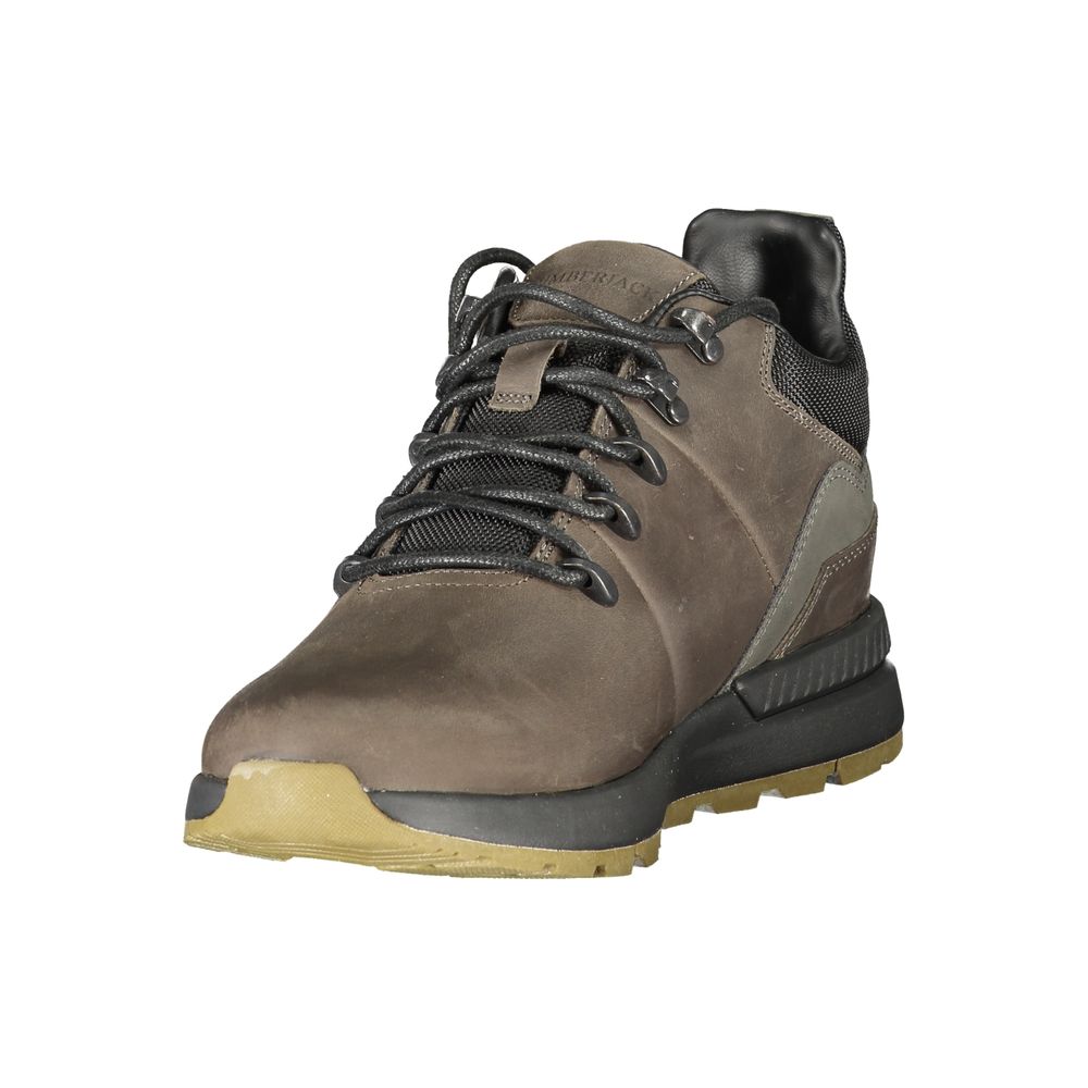 Lumberjack Brown Polyester Sneakers