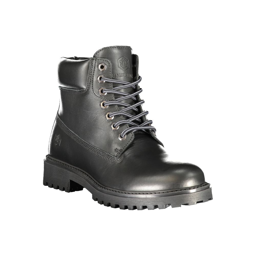 Lumberjack Black Polyester Sneakers