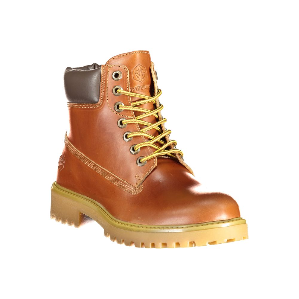 Lumberjack Brown Polyester Sneakers