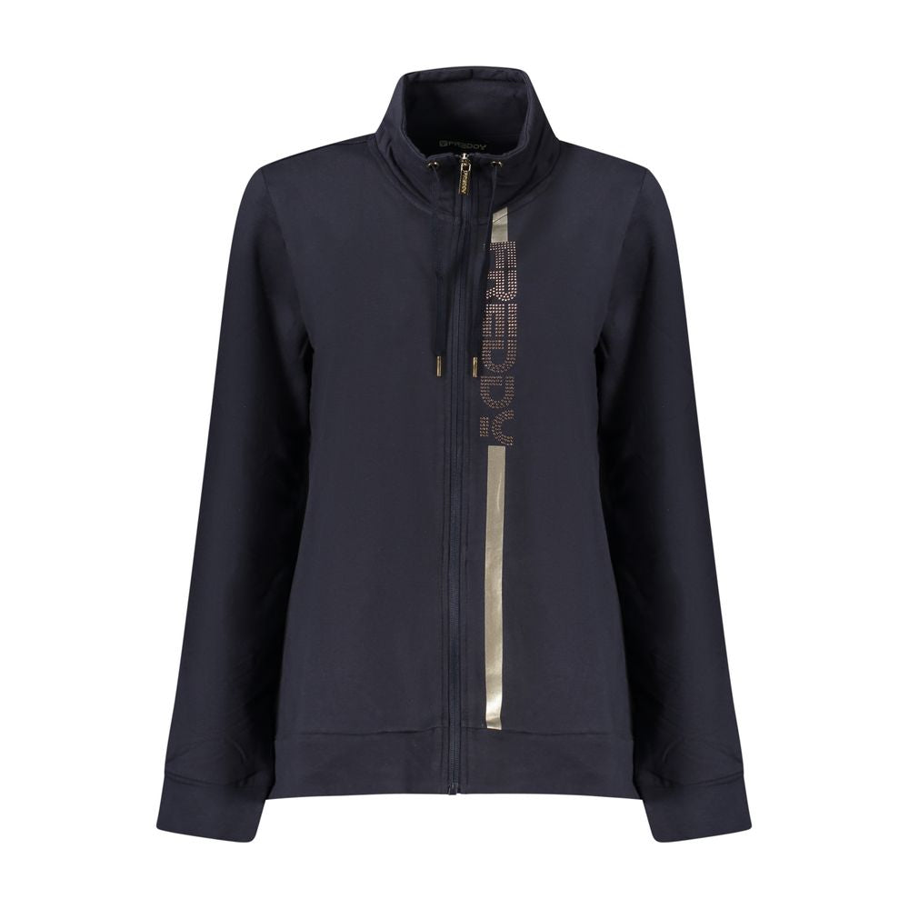 Freddy Baumwoll-Sweatshirt in Blau