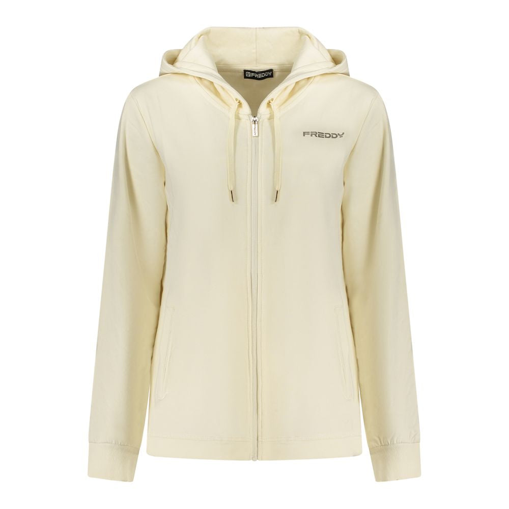 Freddy Baumwoll-Sweatshirt in Weiß