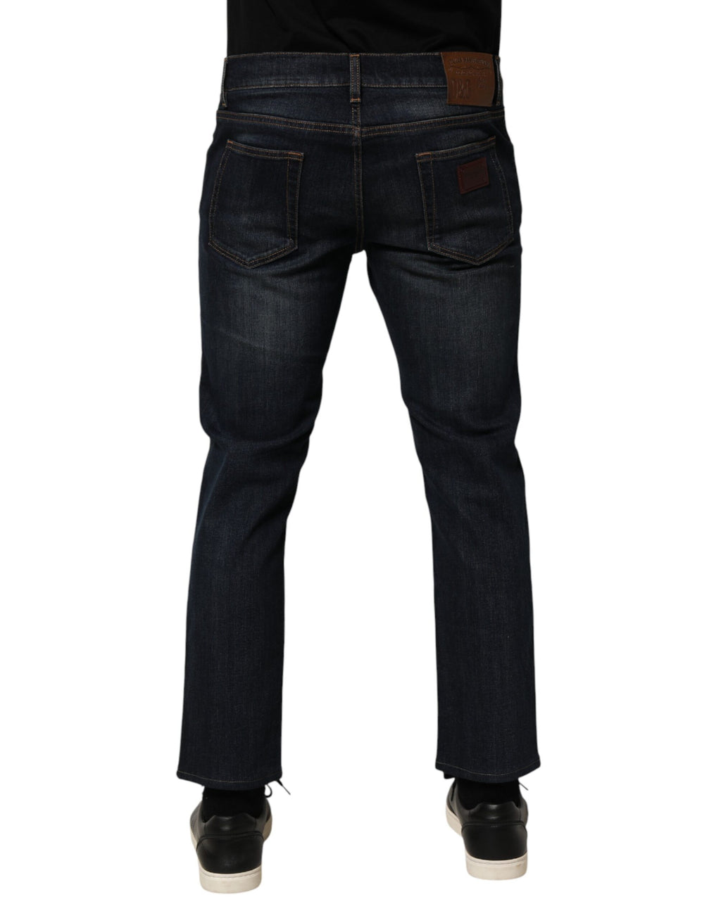 Dolce & Gabbana Men's Dark Blue Cotton Skinny Jeans