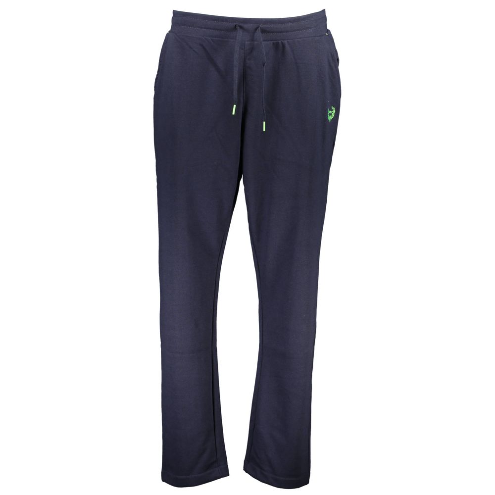 Gianmarco Venturi Blue Cotton Trousers