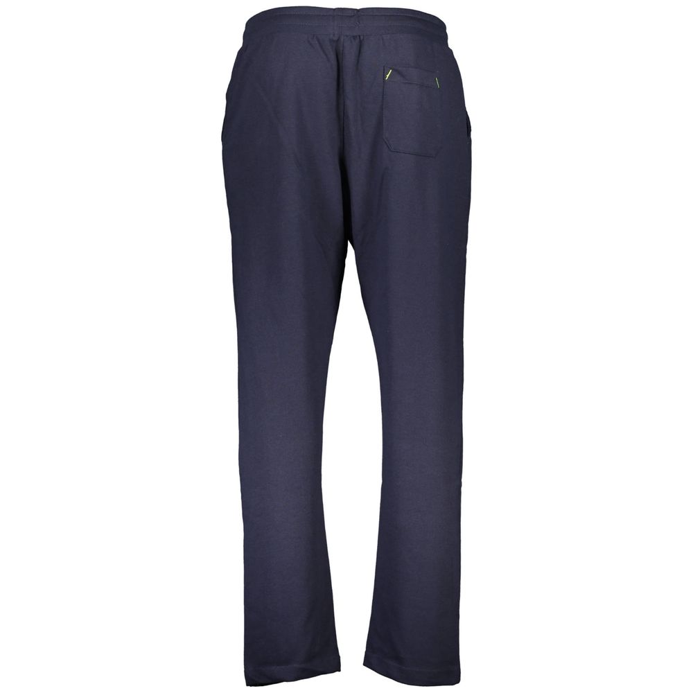 Gianmarco Venturi Blue Cotton Trousers