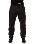 Dolce & Gabbana Braune Re-Edition Baumwoll-Cargo-Hose für Herren