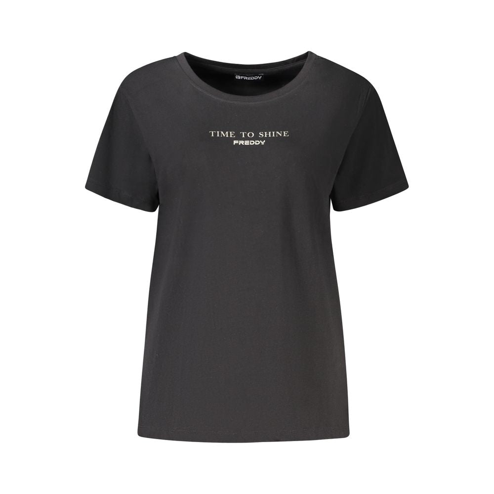 Freddy Cotton T-Shirt in Black