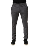 Daniele Alessandrini Graue Polyester-Anzugshose