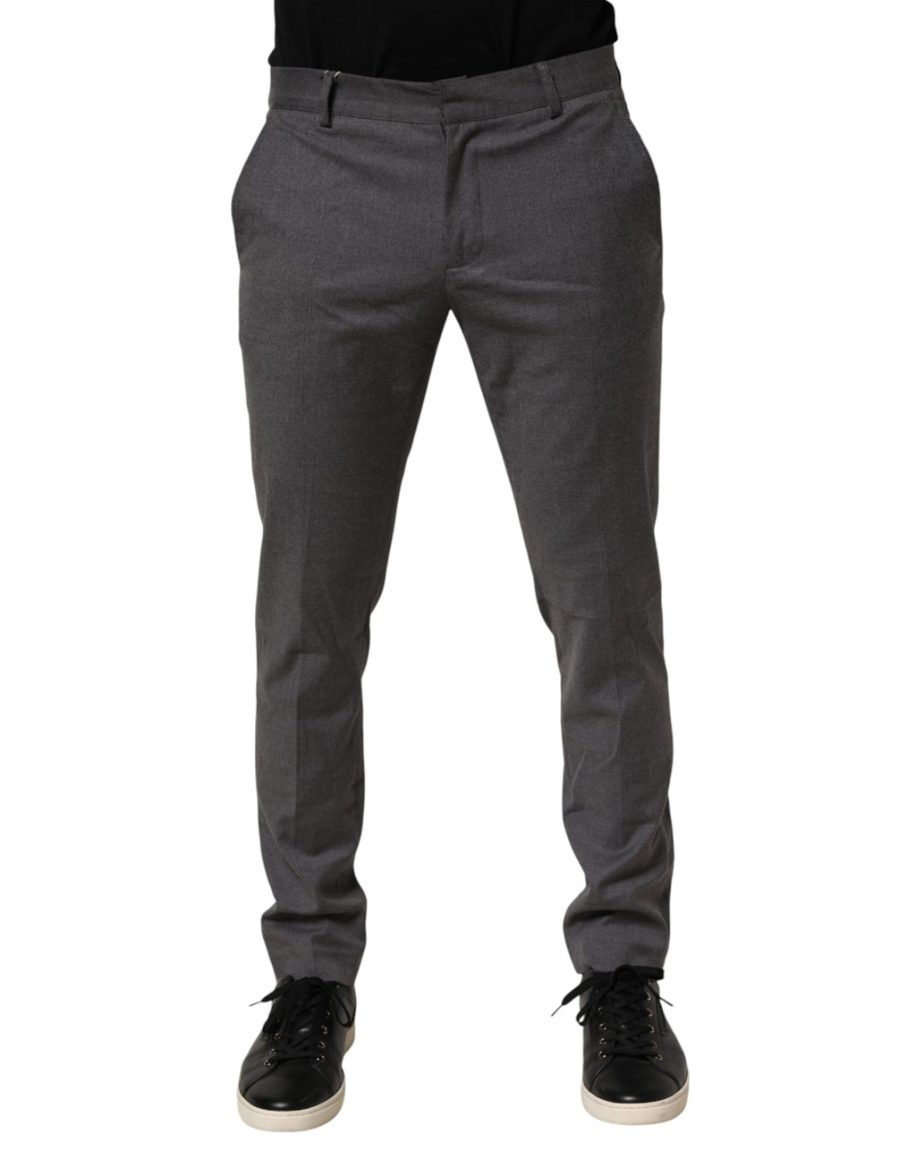 Daniele Alessandrini Graue Polyester-Anzugshose