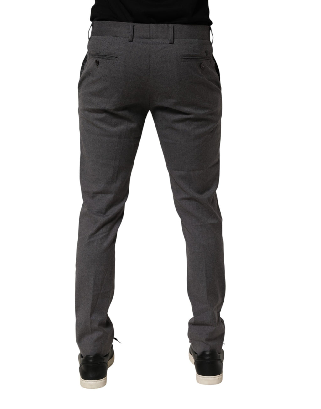 Daniele Alessandrini Graue Polyester-Anzugshose