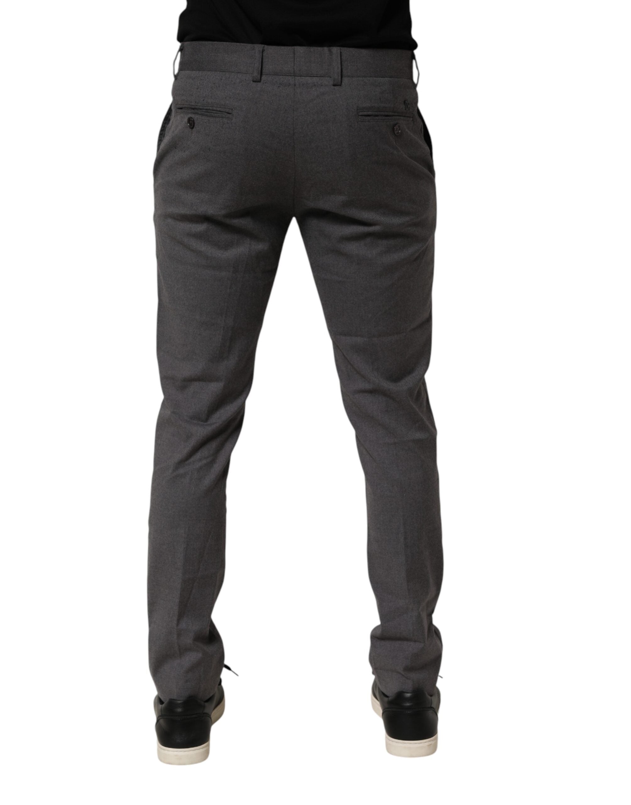 Daniele Alessandrini Graue Polyester-Anzugshose