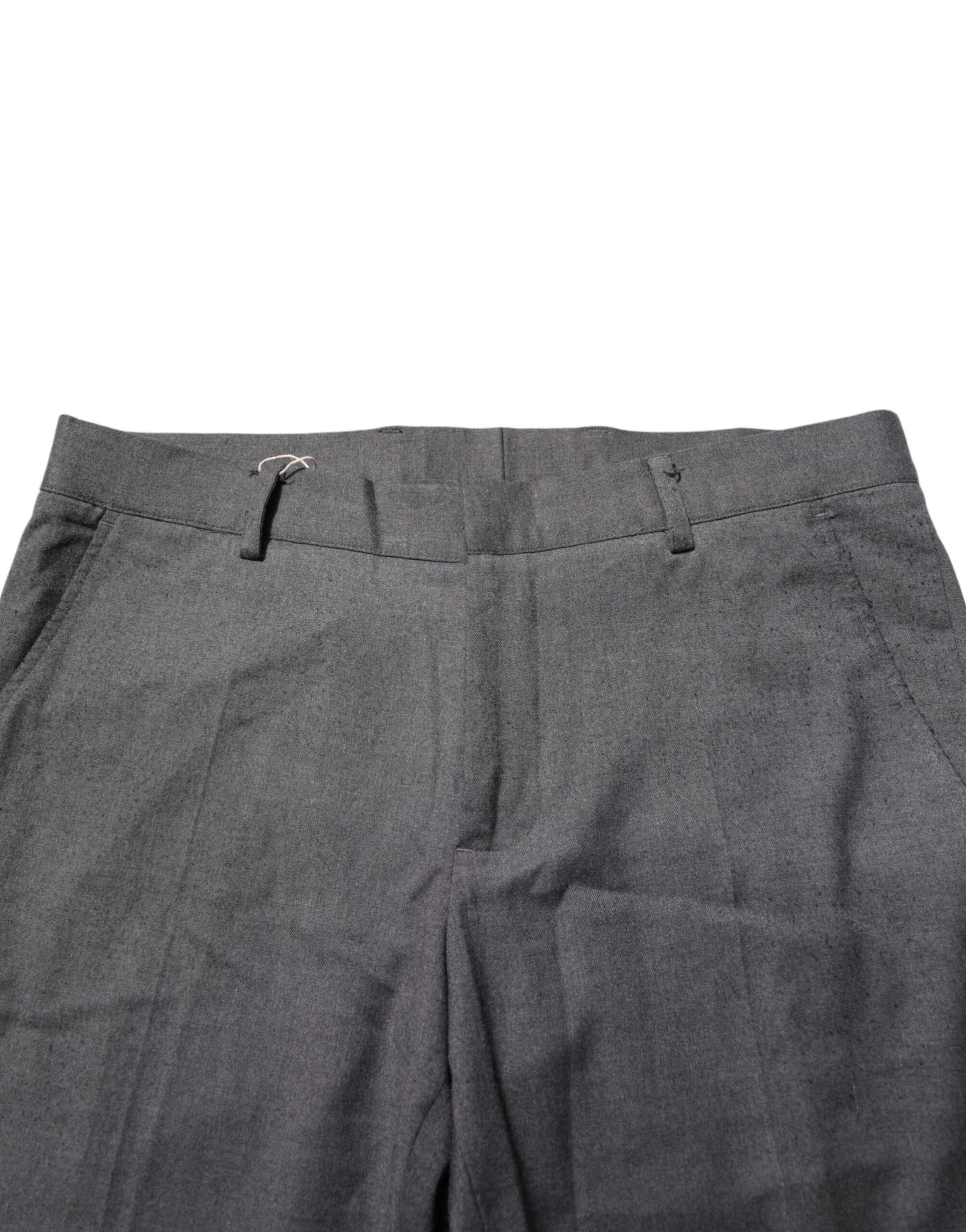 Daniele Alessandrini Graue Polyester-Anzugshose