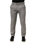 Briglia 1949 Graue Herren-Anzugshose mit mittlerer Bundhöhe und schmaler Passform